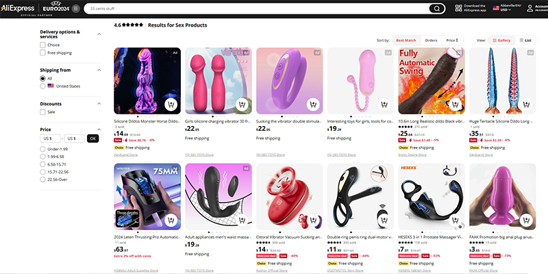 Global wholesale website for sex products